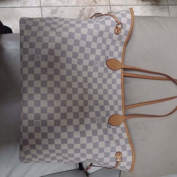 ๐ฏ% Authentic Louis Vuitton Neverfull GM Azur - Picture 6 of 15